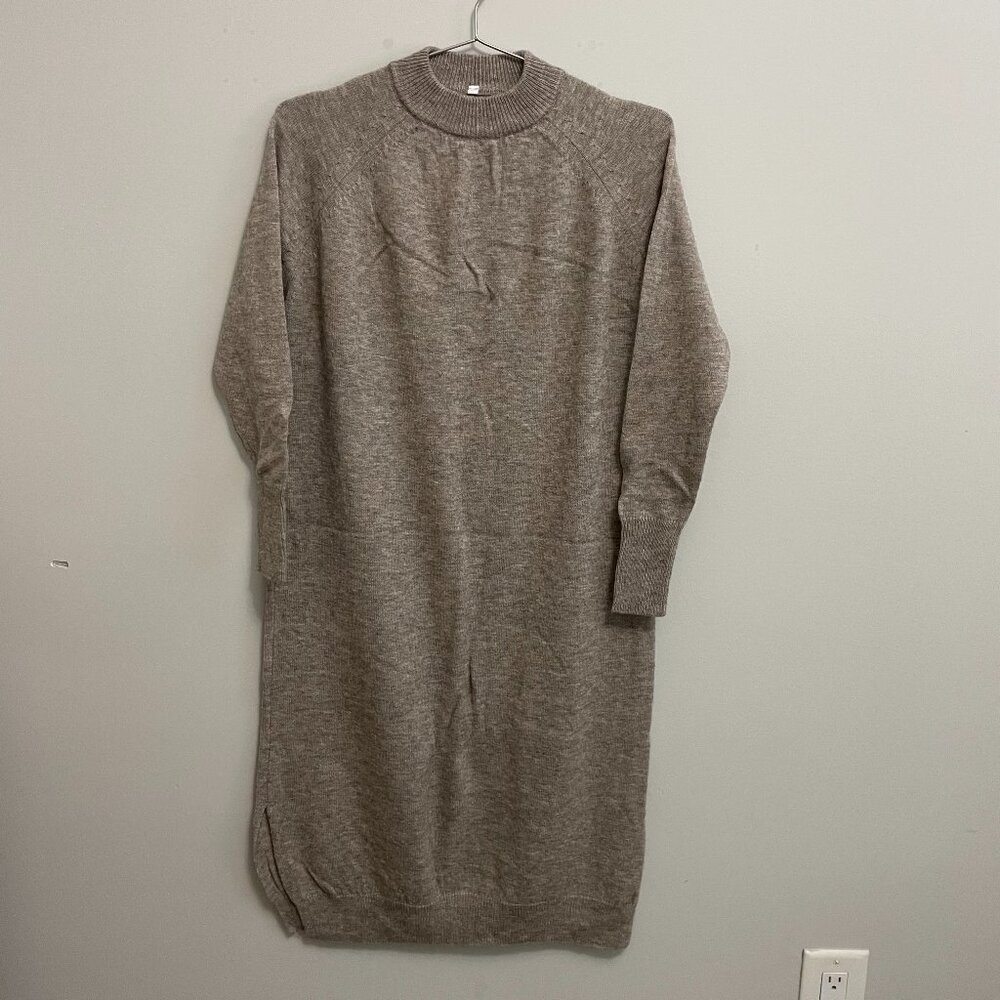 Muji Wool Sweater Dress